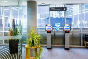 CCC, self-serve patient check-in kiosks