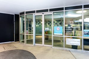 Continuing Care Centre, entrance