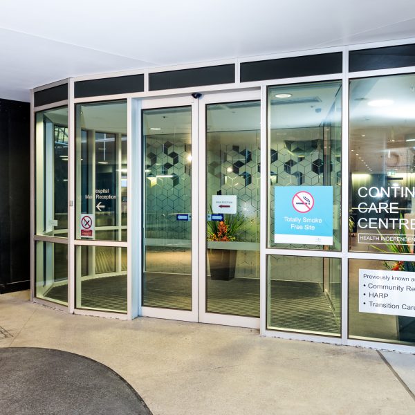 Continuing Care Centre, entrance