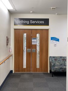 Birthing Services entrance